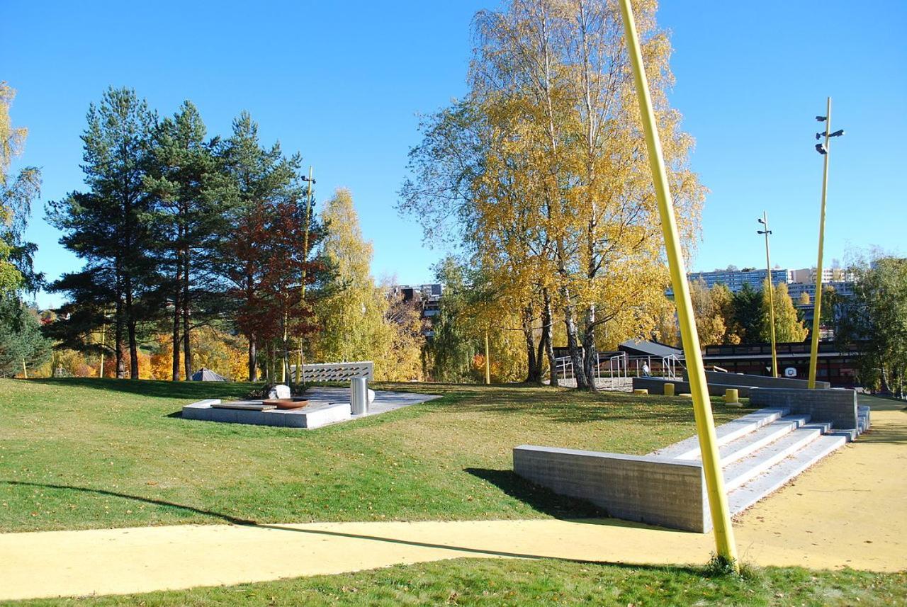 Vestre Haugen House Sentralt Oslo Gratis Privat Parkering Villa Exterior foto